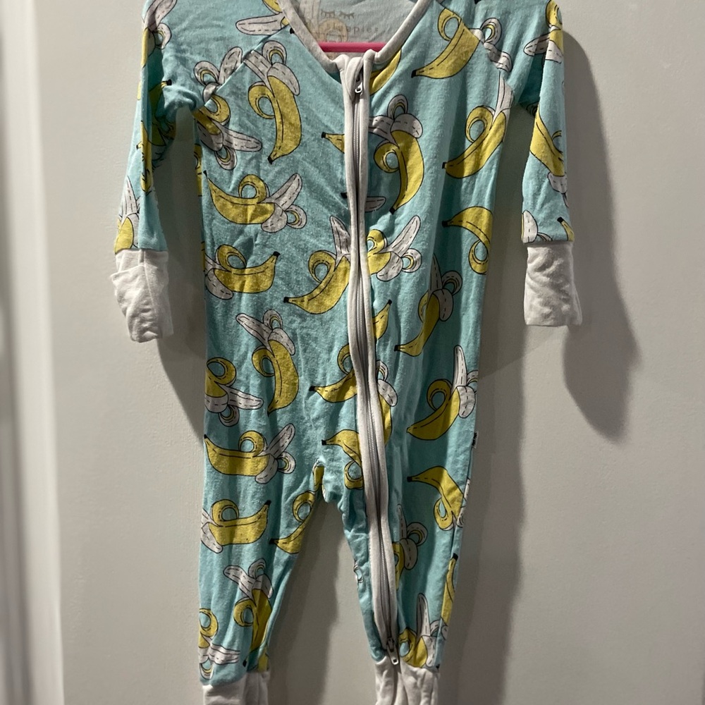 Little Sleepies Banana Print zippy